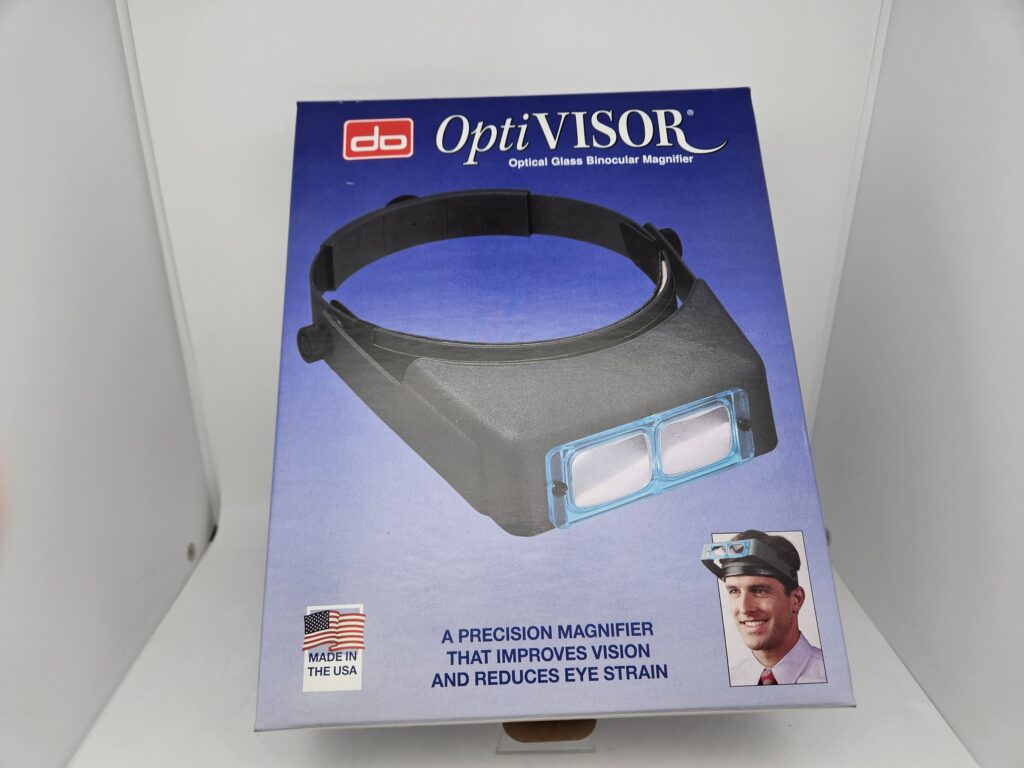 DA5 Loupe Binoculaire Optivisor Donegan 2,5x Avec Bandeau BNIB - HH48