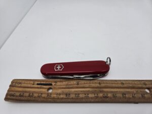 Swiss Army 0.2503 Recruit Pocket Knife with Red Scales by Victorinox