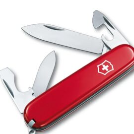Swiss Army 0.2503 Recruit Pocket Knife with Red Scales by Victorinox