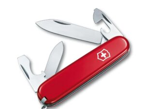 Swiss Army 0.2503 Recruit Pocket Knife with Red Scales by Victorinox