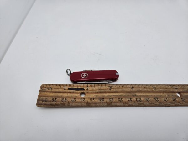 Swiss Army 0.6163 Rally Pocket Knife with Red Scales by Victorinox