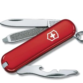 Swiss Army 0.6163 Rally Pocket Knife with Red Scales by Victorinox