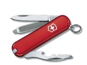 Swiss Army 0.6163 Rally Pocket Knife with Red Scales by Victorinox