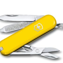 Swiss Army 0.6223.8-.33-X1 Classic SD Pocket Knife with Yellow Scales by Victorinox