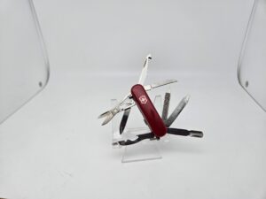 Swiss Army 0.6386 Midnite Mini-Champ Pocket Knife with Red Scales by Victorinox