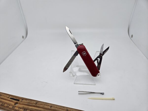 Swiss Army 0.6423 Executive 81 Pocket Knife with Red Scales by Victorinox