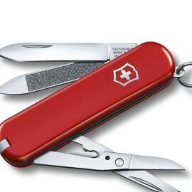 Swiss Army 0.6423 Executive 81 Pocket Knife with Red Scales by Victorinox