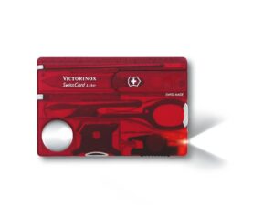 Swiss Army 0.7300.T Swiss Card Lite in Red Transparent by Victorinox