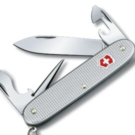Swiss Army 0.8201.26 Pioneer Pocket Knife with Silver Alox Scales by Victorinox