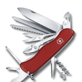 Swiss Army 0.8564 Work Champ Locking Blade Pocket Knife with Red Scales by Victorinox