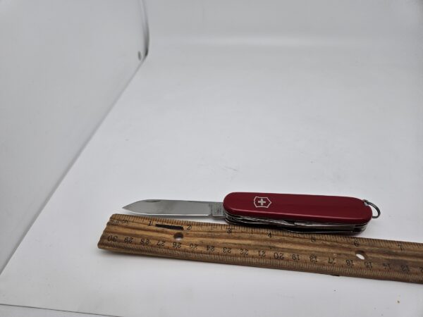 Swiss Army 1.3703 Climber Pocket Knife with Red Scales