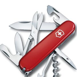 Swiss Army 1.3703-033-X1 Climber Pocket Knife with Red Scales