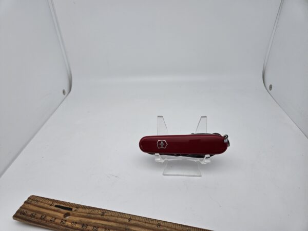 Swiss Army 1.3703 Climber Pocket Knife with Red Scales