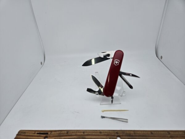 Swiss Army 1.4613 Hiker Pocket Knife with Red Scales by Victorinox