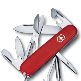Swiss Army 1.4703-033-X1 Super Tinker Pocket Knife with Red Scales by Victorinox