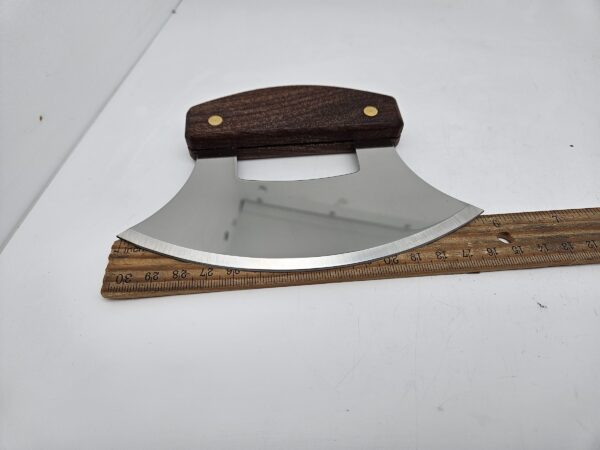 Ulu Knife with a Walnut Handle