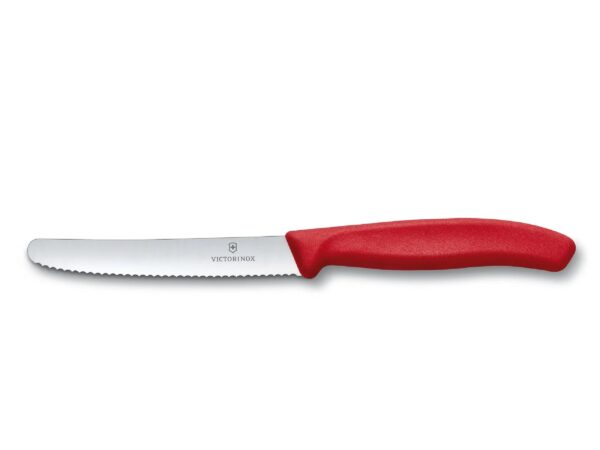 Victorinox Swiss Classic 6.7831 Tomato and Table Knife with Red Handle