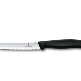 Victorinox Swiss Classic 6.7833 Tomato and Table Knife with Black Handle