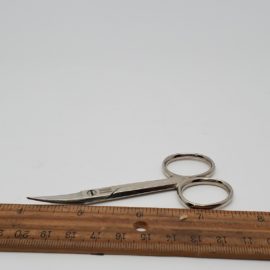Leather scissors, curved for upper making by Wasa, Germany