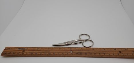 WASA 155.1/2 Curved Nail Scissors 4"
