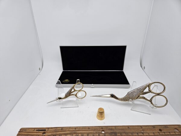 Wasa 179F-2 Gold Stork Scissors Set 2 Piece