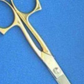 Wasa 277G Gold Sewing Scissors Epaulette Style 5.5 IN