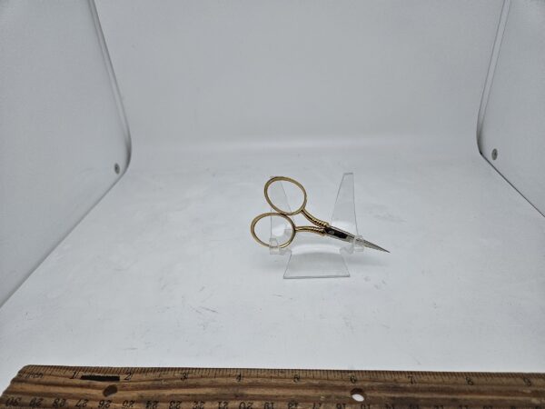 Wasa 3934G Gold Embroidery Scissors with Coils 3.5 IN