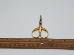 Wasa 97-3-1/2 Gold Cornicopia Embroidery Scissors