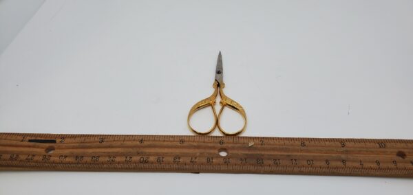 Wasa 97-3-1/2 Gold Cornicopia Embroidery Scissors