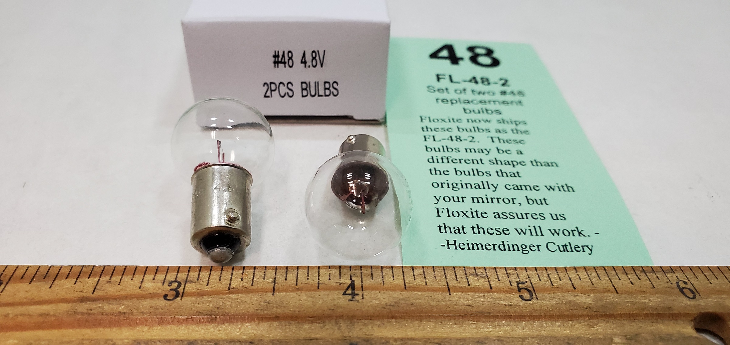 Floxite Fl 48 2 Replacement Bulbs, How To Replace Bulb In Floxite Makeup Mirror