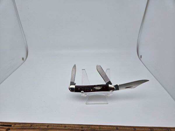 Case 217 Medium Stockman Pocket Knife with Brown Synthetic Handles