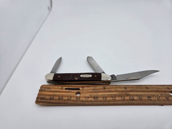 Case 217 Medium Stockman Pocket Knife with Brown Synthetic Handles