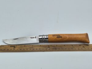 No. 12 Opinel Carbon Knife OP-13120 6.25 IN