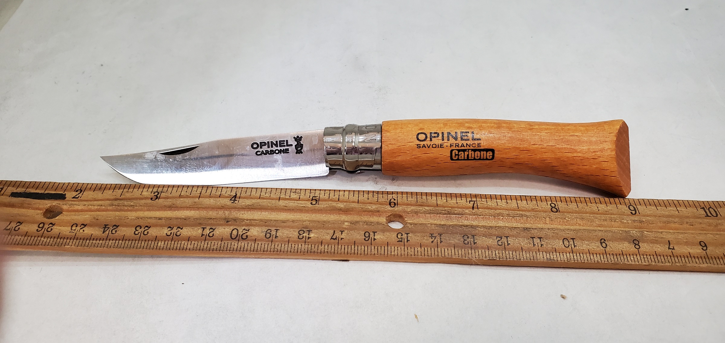 No. 7 Opinel Carbon Knife OP-13070 4 Inch