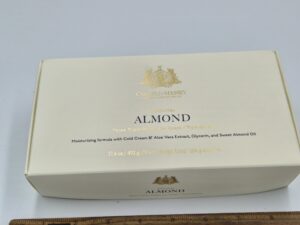Centuries Almond Bath Soap with Cold Cream and Aloe Vera Extract #CM 07-40171 by Caswell-Massey