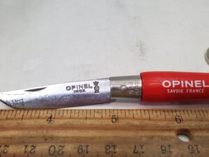 OP-04-Red Opinel Key Chain Knife