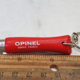 OP-04-Red Opinel Key Chain Knife