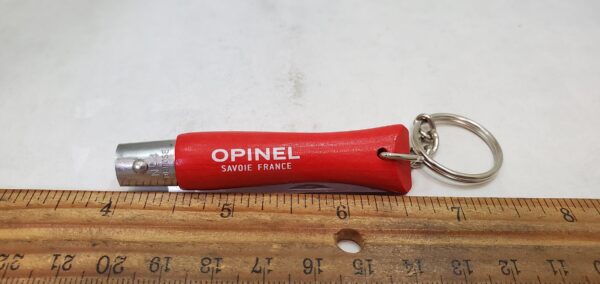 OP-04-Red Opinel Key Chain Knife