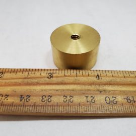 CP104 Brass Round/Straight Pommel