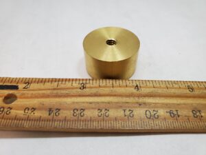 CP104 Brass Round/Straight Pommel