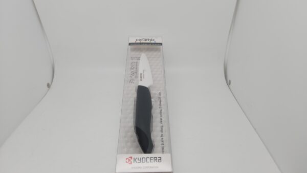 FK-075-WH-BK Ceramic Paring Knife 3" with Black Handle by Kyocera