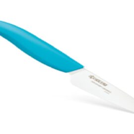 FK-075-WH-BU Ceramic Paring Knife 3" with Blue Handle by Kyocera