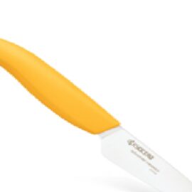 FK-075-WH-YL Ceramic Paring Knife 3" with Yellow Handle by Kyocera