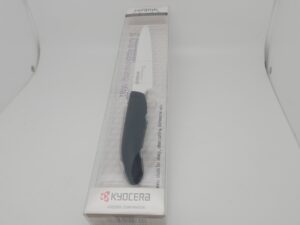 FK-125-NWH Ceramic Micro-Serrated Utility Knife 5" by Kyocera