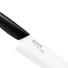 KYOCERA CERAMIC SCISSORS ~ 2.7 white blade with black handle.