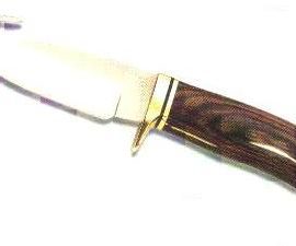 Buck 191BRG Zipper with woodgrain handle
