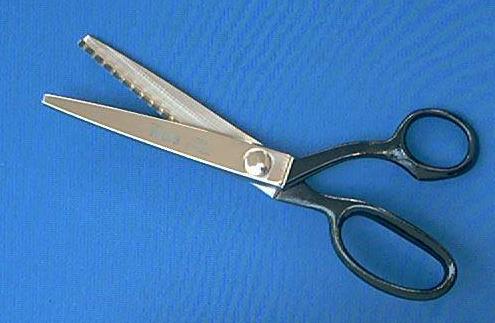 VINTAGE WISS CB-7 PINKING SHEARS, SCISSORS FOR SEWING FABRICS 7-1/2 LONG