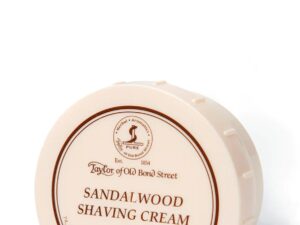 TOBS-01001 Sandalwood Shaving Cream in a Jar by Taylor of Old Bond Street