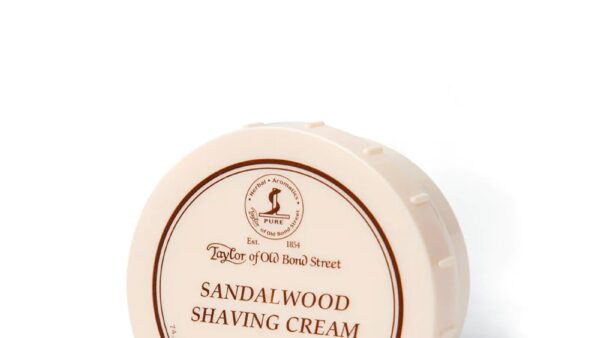 TOBS-01001 Sandalwood Shaving Cream in a Jar by Taylor of Old Bond Street