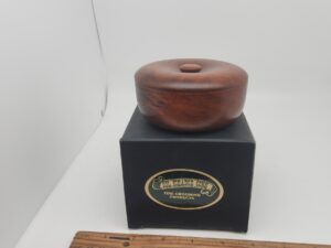 Colonel Conk 412 Large Dark Oak Shaving Bowl